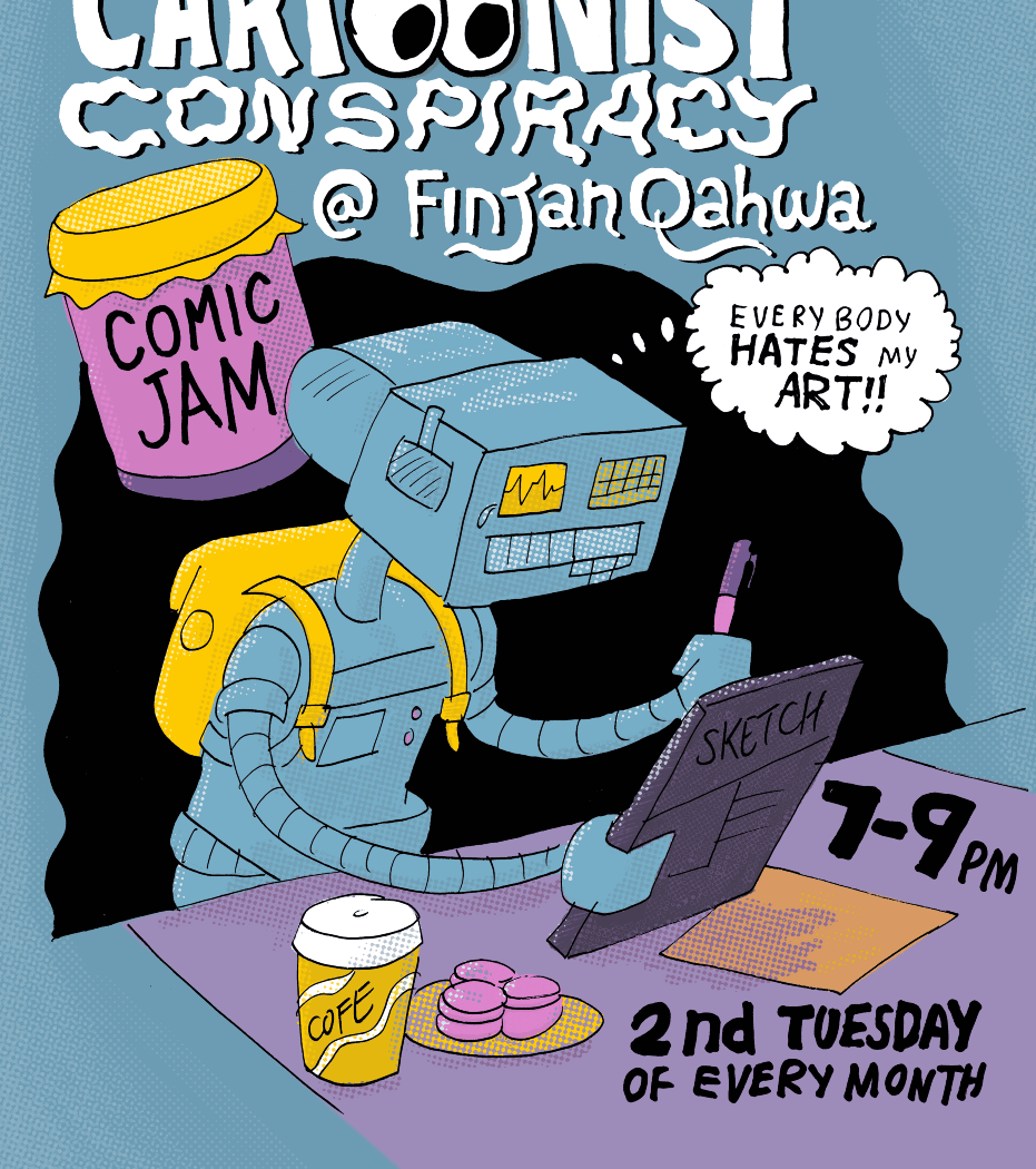 Cartoonist Conspiracy Collaborative Drawing Jam 1