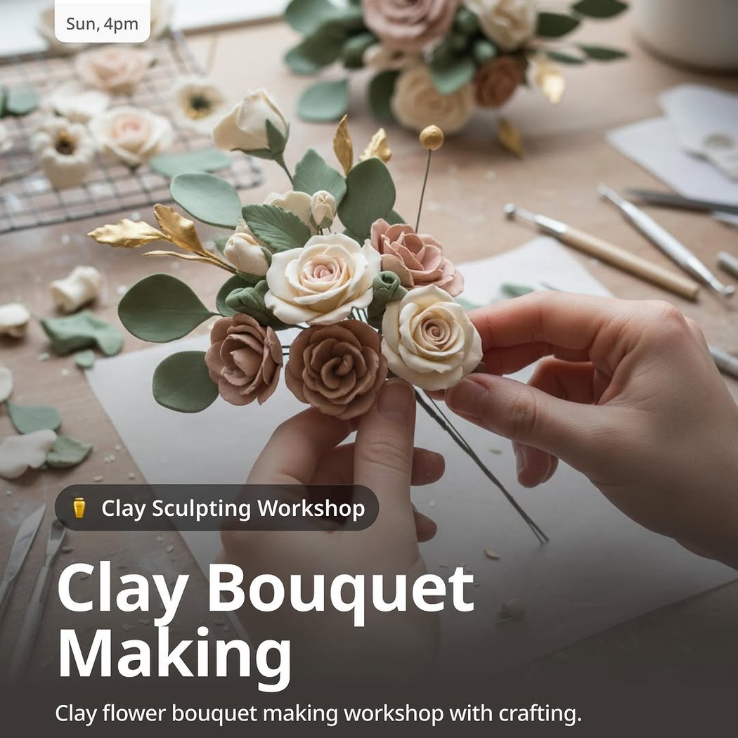 Clay Bouquet Making 1