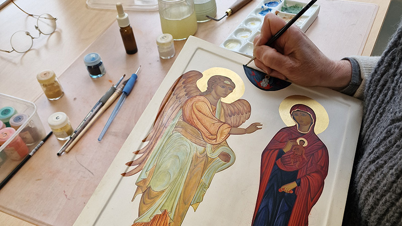 Apprentissage de l'iconographie byzantine 1