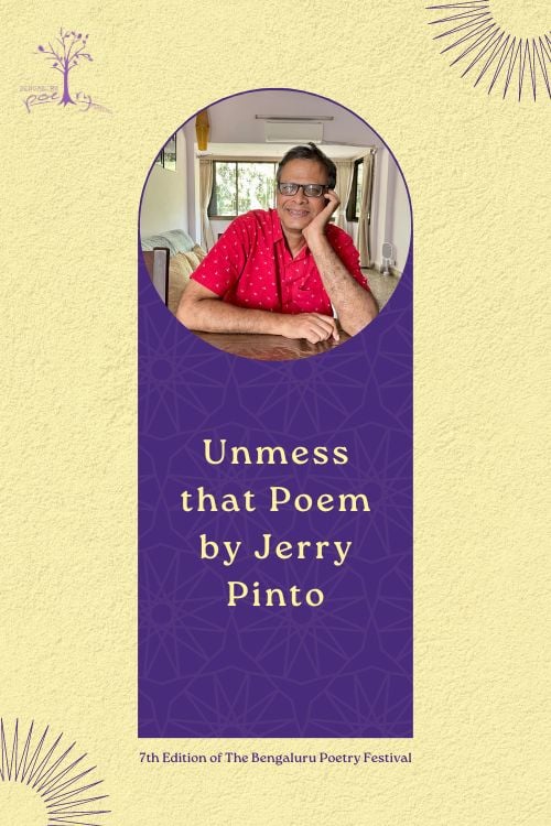 Poetry Workshop with Jerry Pinto 1