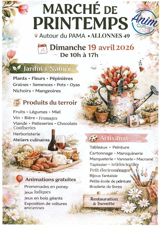 Marché de printemps 1