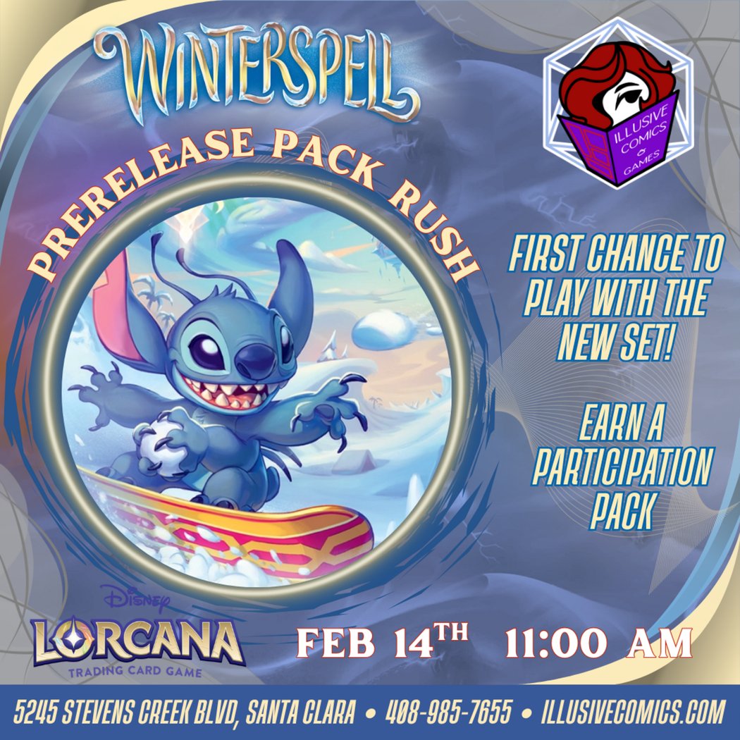 Lorcana Winterspell Prerelease Pack Rush 1