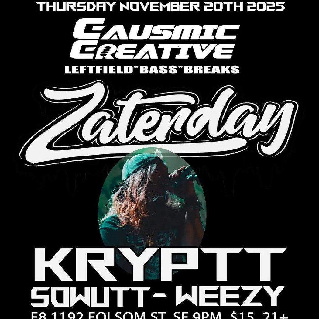 Causmic Creative Presents Zaterday 1