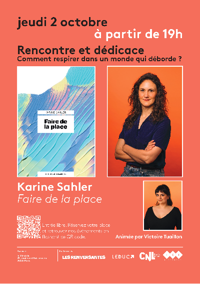 Rencontre et dédicace avec Karine Sahler 1