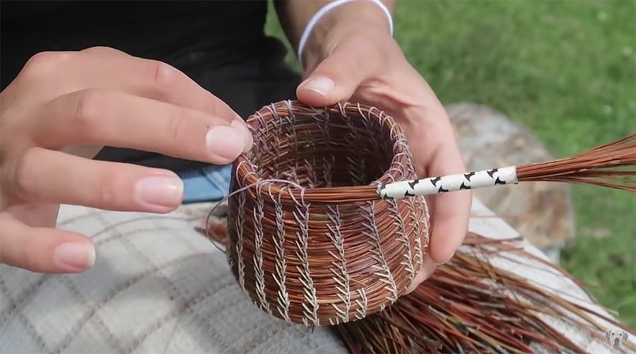 Pine Needle Basketry Workshop 1