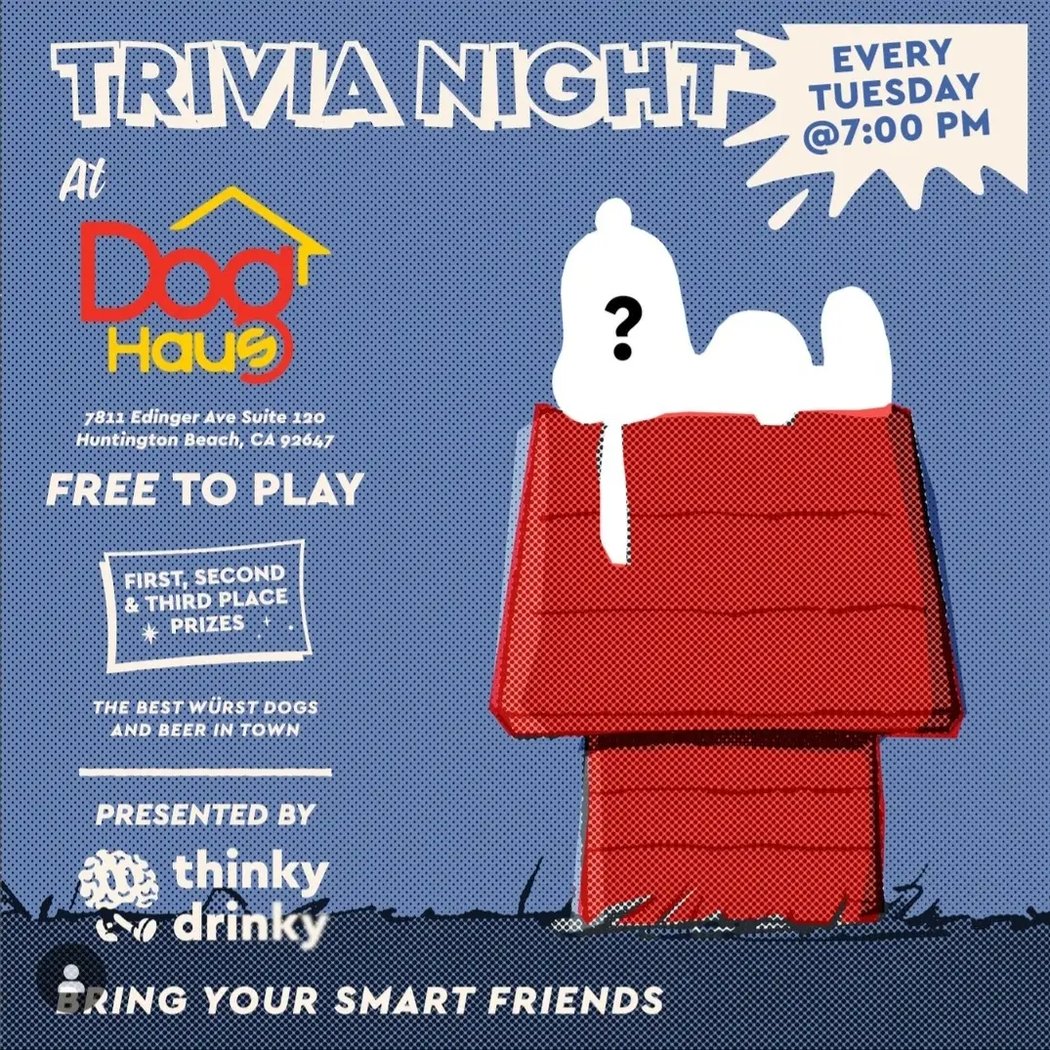 Free Trivia Tuesdays at Dog Haus Biergarten Bella Terra 2