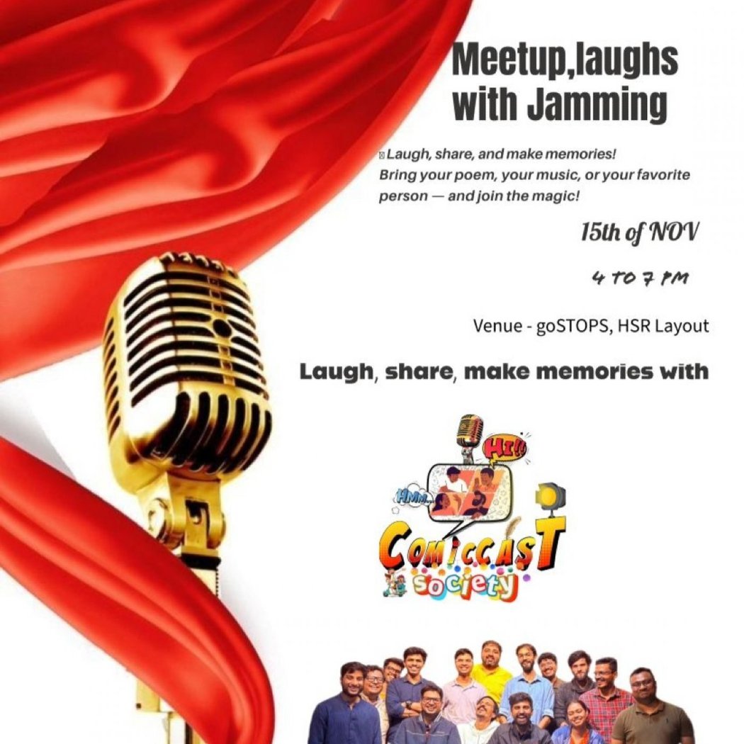 Meetup Laughs with Jamming 1