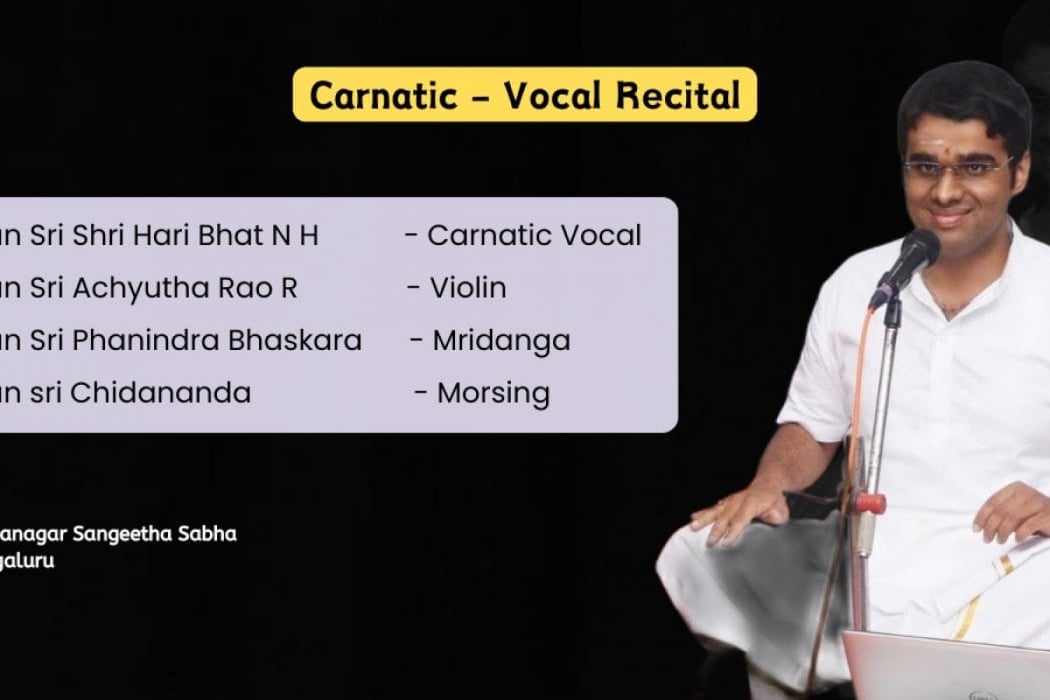 Soulful Carnatic Evening with Vidwan Shri Hari Bhat N H 1