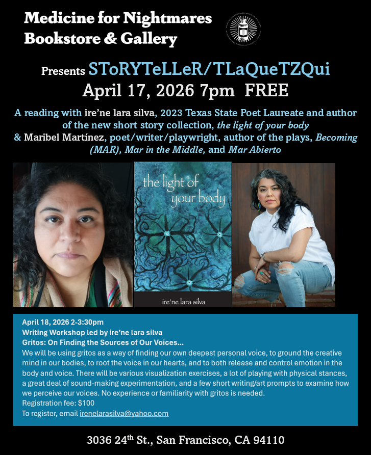 SToRYTeLLeR/TLaQueTZQui with ire’ne lara silva and Maribel Martínez 1