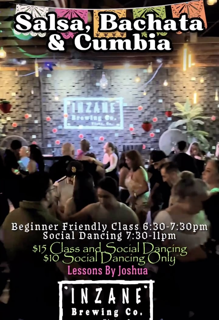Salsa, Cumbia, Bachata Dancing 1