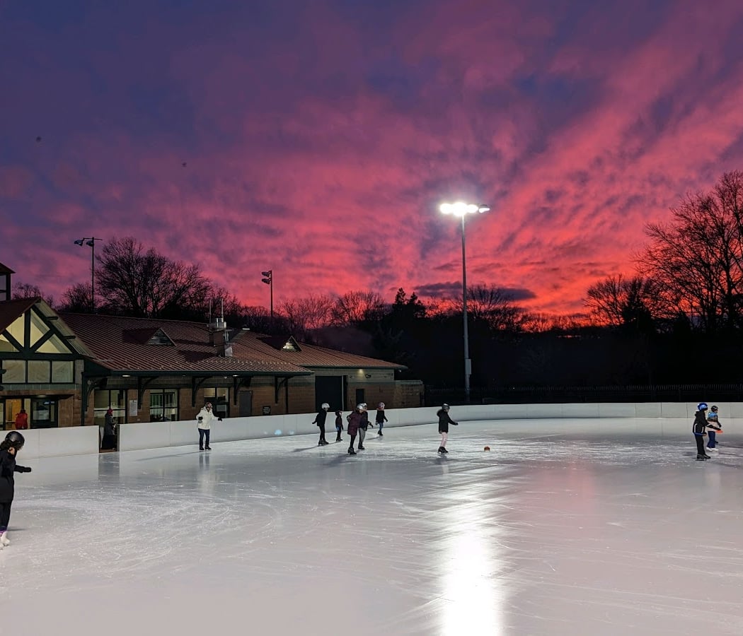 Roosevelt Park Outdoor Family Skating Rink 1
