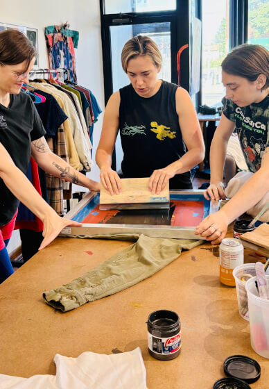 BYOT-Shirt Screen Printing Workshop 1