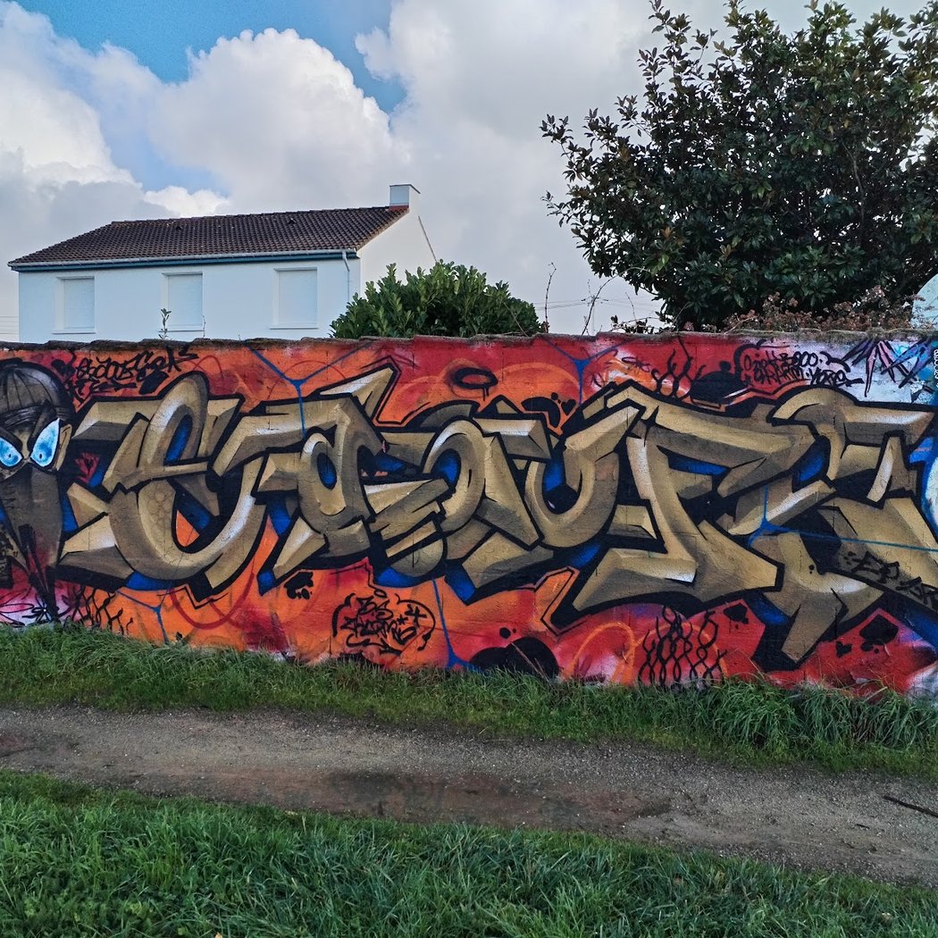 Murs de graffiti ( street art urbain) 1