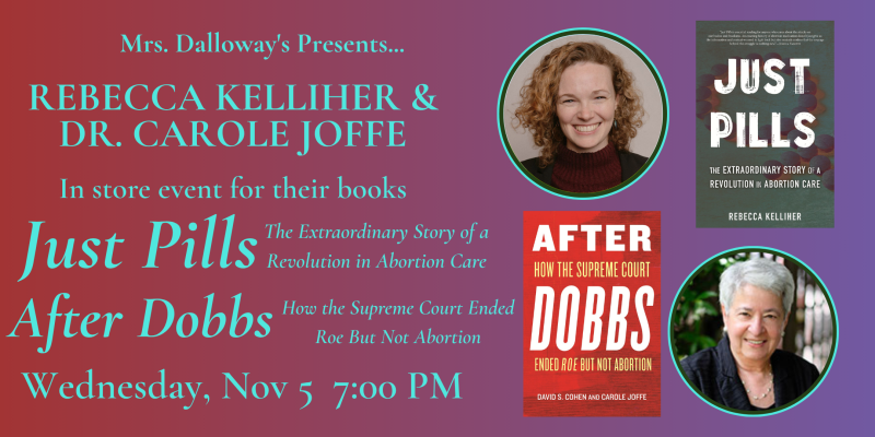Rebecca Kelliher and Dr. Carole Joffe Event & Signing 1