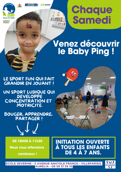 Découverte Baby Ping 1