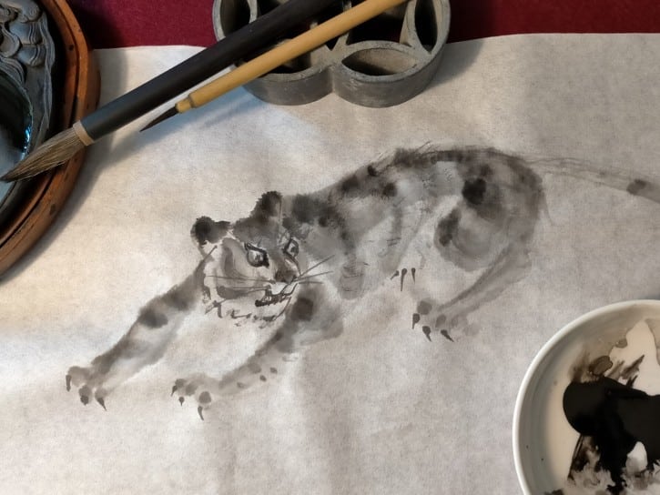 Atelier d'art du sumi-e 1