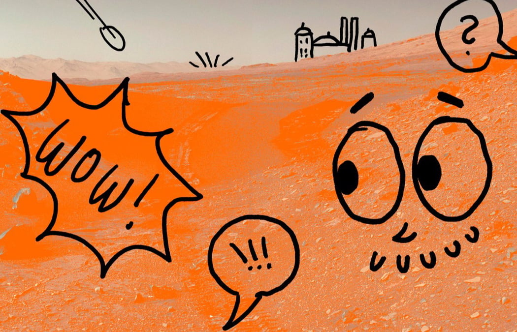 Comic-Labor. Wasserpost aus dem All. Drop-In 1