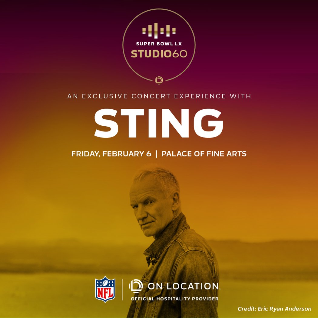 Super Bowl LX Studio 60 – Sting 1