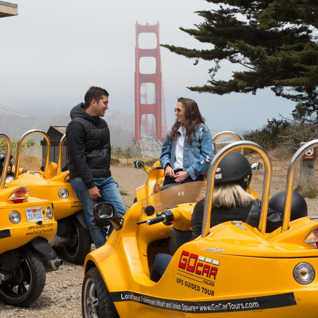 GoCar Tours 2HR Golden Gate Bridge and Lombard Loop GoCar Tour 2