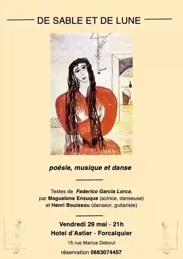 Federico Garcia Lorca - poèmes, danse et guitare