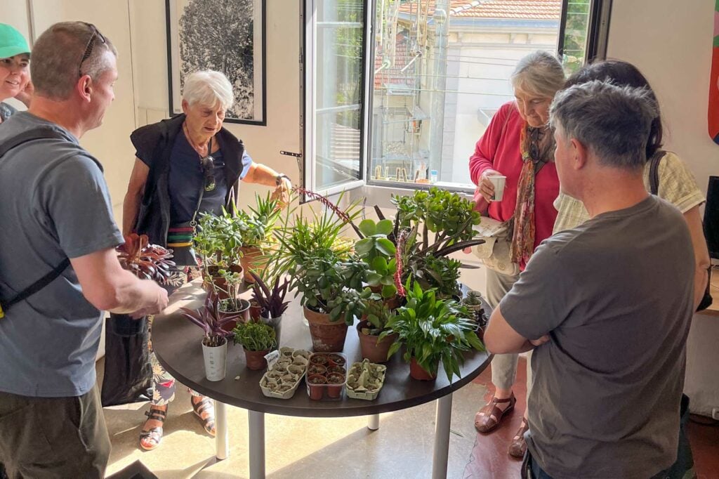 Échange de plantes