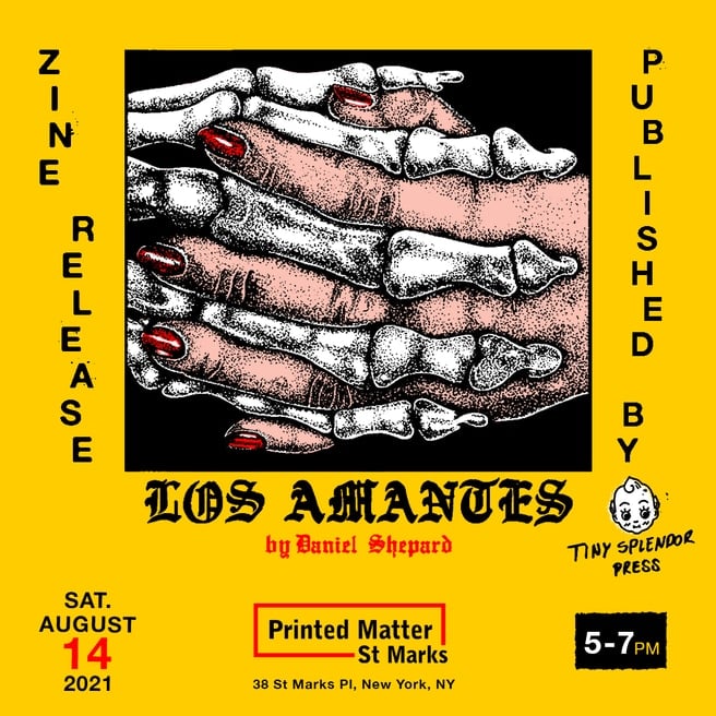 Los Amantes Sidewalk Zine Launch 1