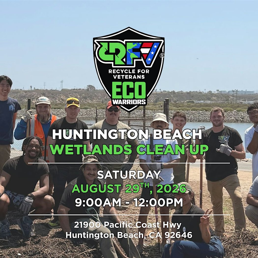 Huntington Beach Wetlands Conservancy Cleanup with Veterans 1