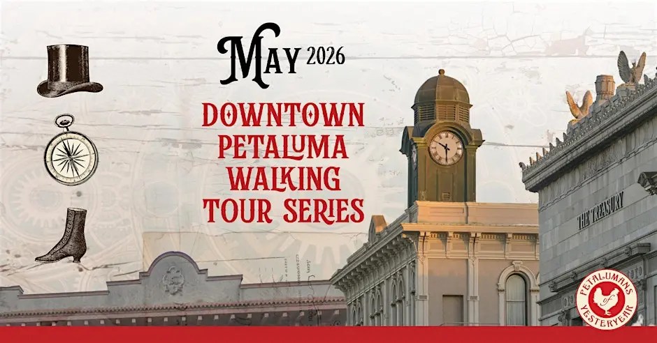 Downtown Petaluma Walking Tours in May 2026 1