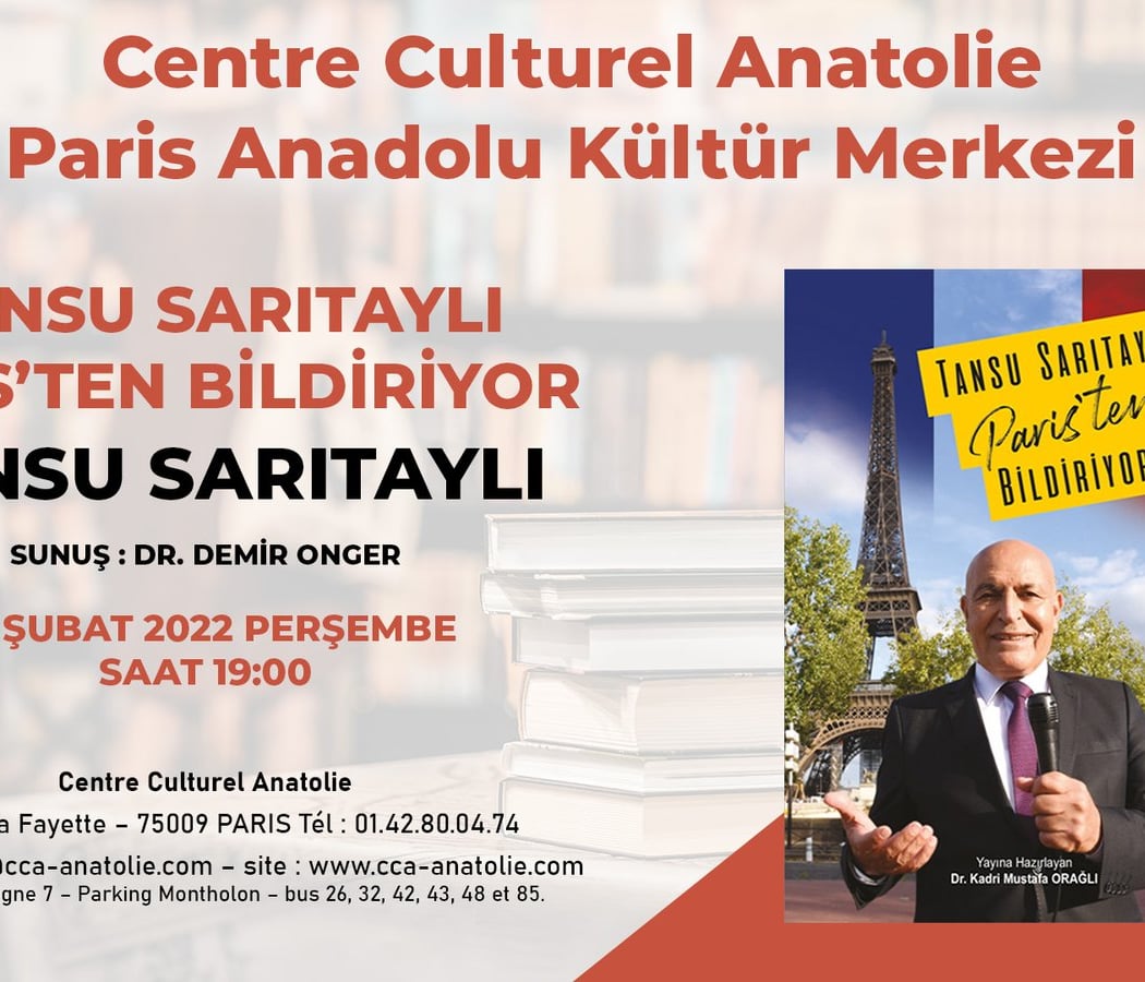Tansu Sarıtaylı Paris’ten Bildiriyor 1