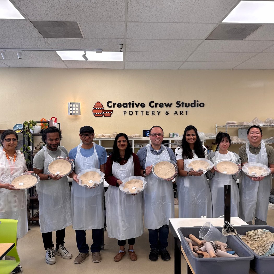 Team Ken, hand building experience, 11 inch plate 1