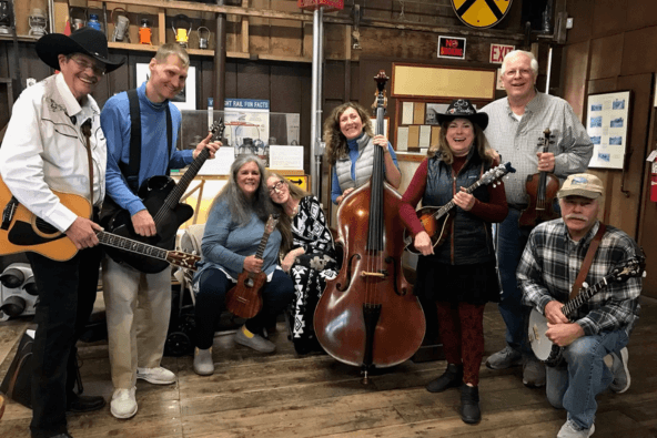 Santa Clara Bluegrass Train Jam 1