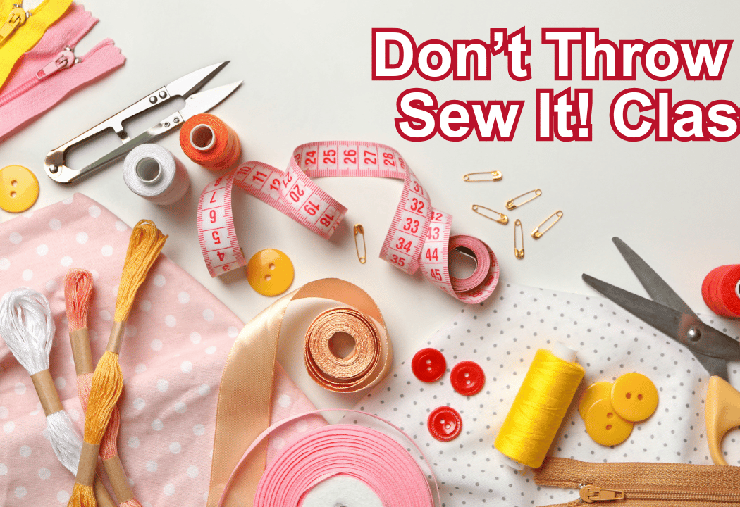 Live Green in Plano: Sewing Workshop 1
