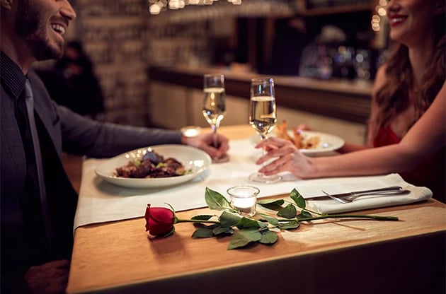 Valentine’s Dinner at Ad Hoc 1