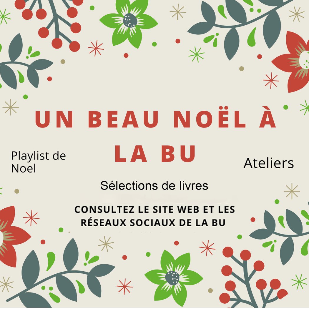 Un beau Noël à la BU 1