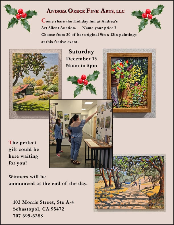 Holiday Silent Art Auction 1