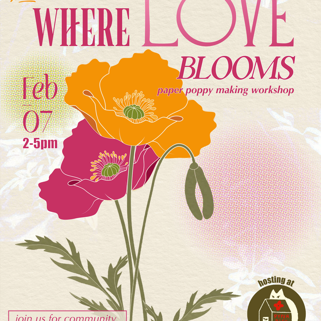 Where Love Blooms: Valentine’s Day Flower-Making Workshop 1