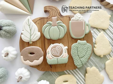 Adult Level Fall Cookie Decorating Class 3