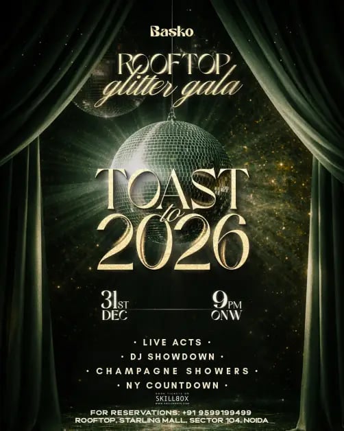 Toast to 2026 — A Rooftop Glitter Gala 1