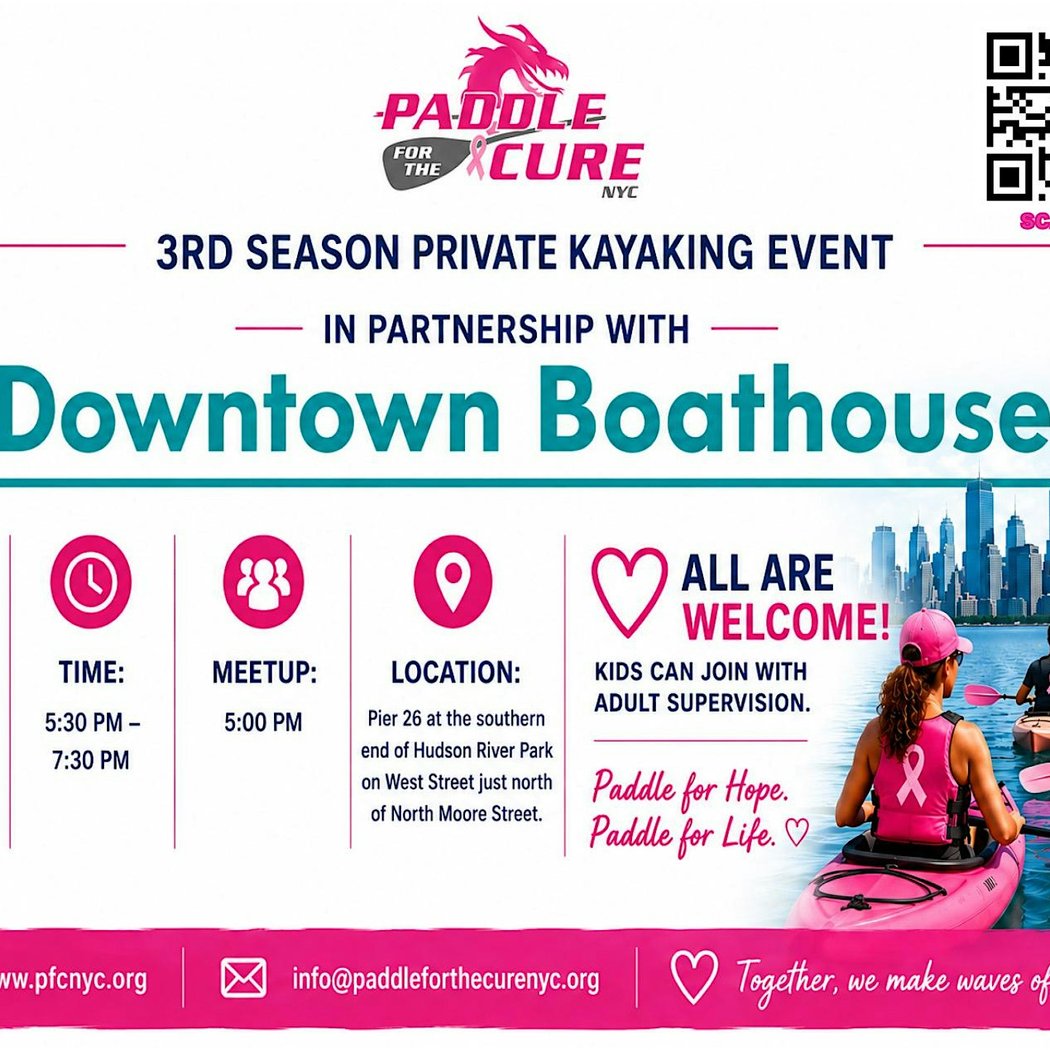 Paddle for the Cure: 3rd Season Private Kayaking Event