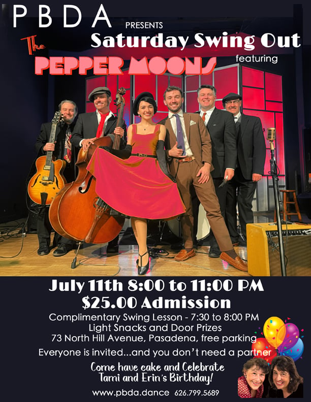 The Pepper Moons at PBDA Swing Social 1