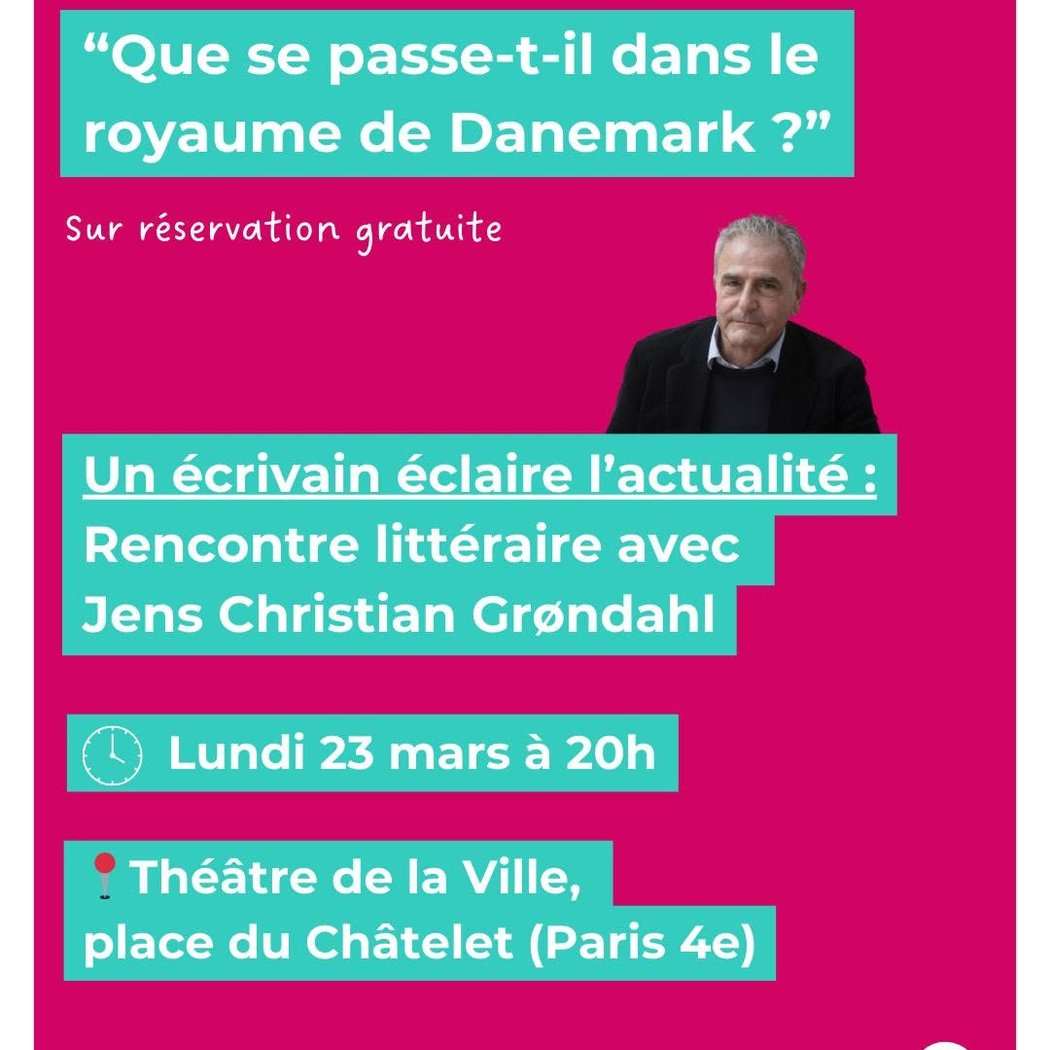 Que se passe-t-il dans le royaume de Danemark ? Rencontre avec Jens Christian Grøndahl 1