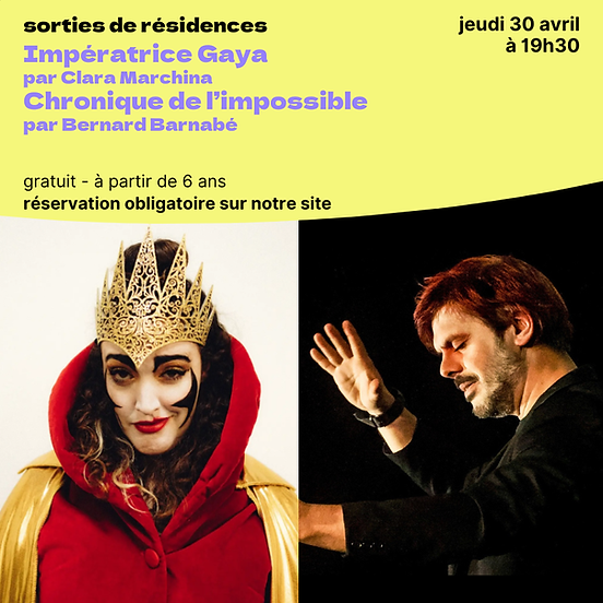 Sorties de résidences : Compagnie ETC et Bernard Barnabé 1