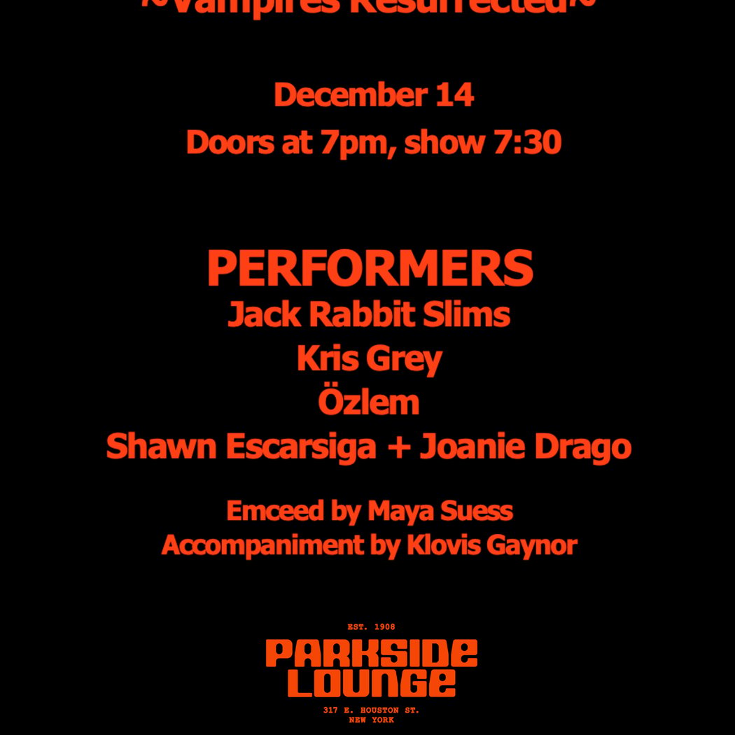 Unprofessional Variety Show: Vampires Resurrected 1