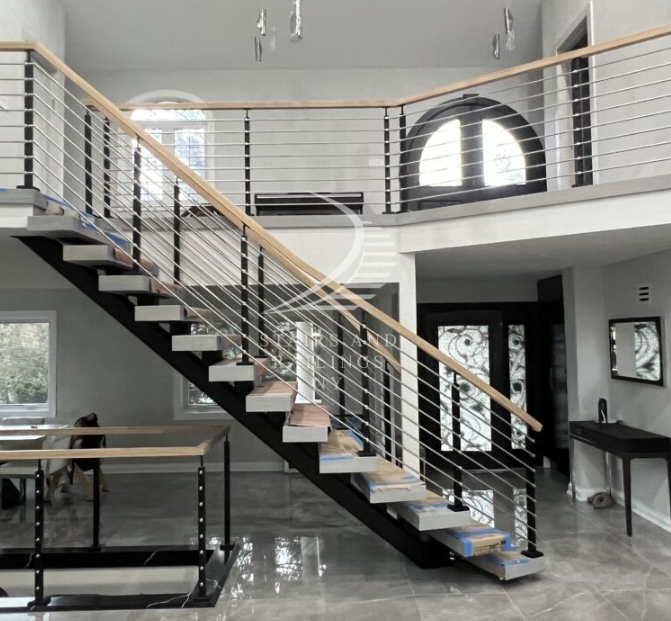 Wrought Iron & Metal Stair Railings Brooklyn 1