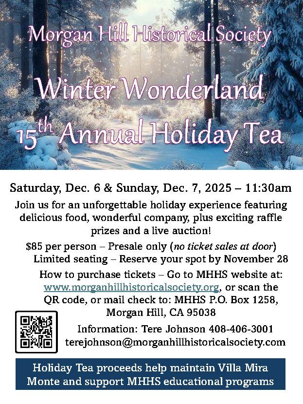 Holiday Tea at Villa Mira Monte 1