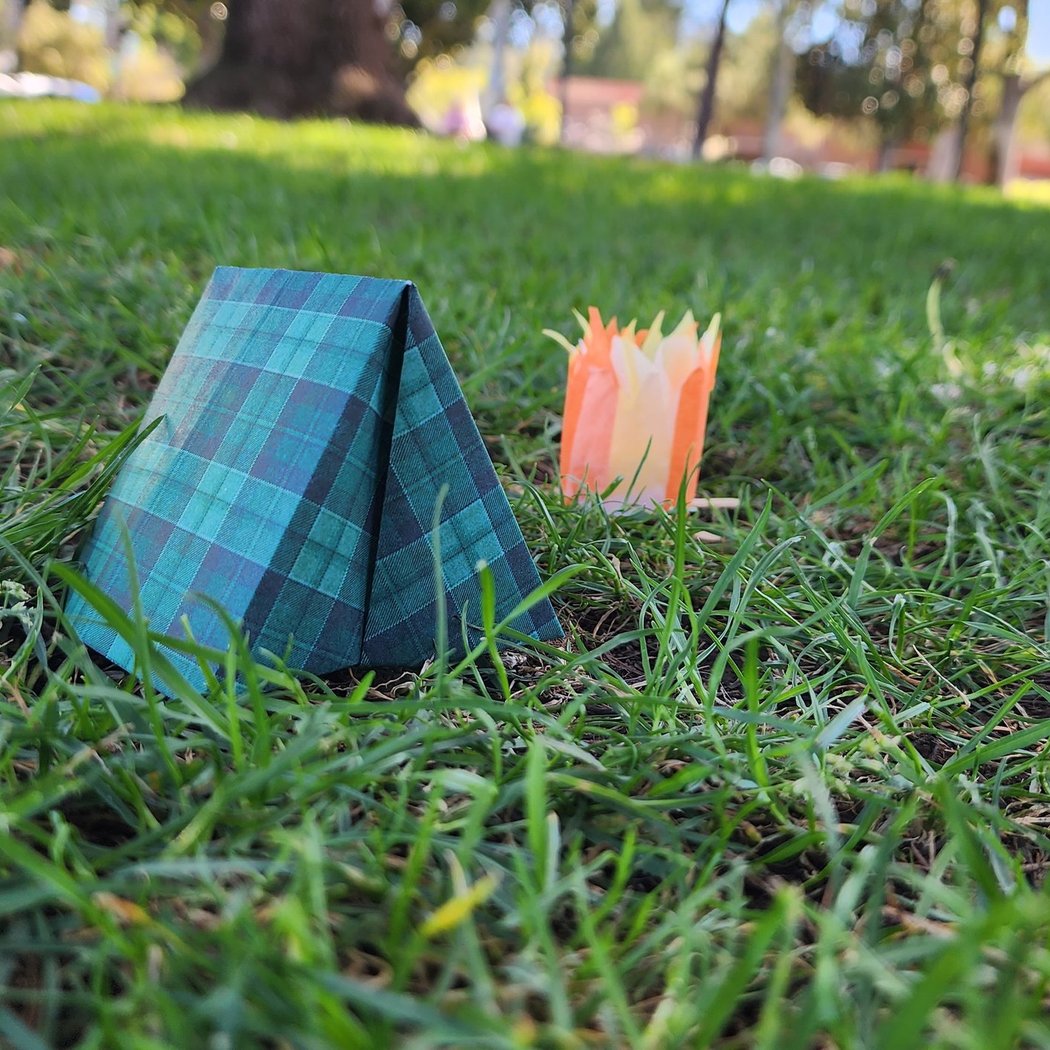 Monthly Craft: Paper Tents 1