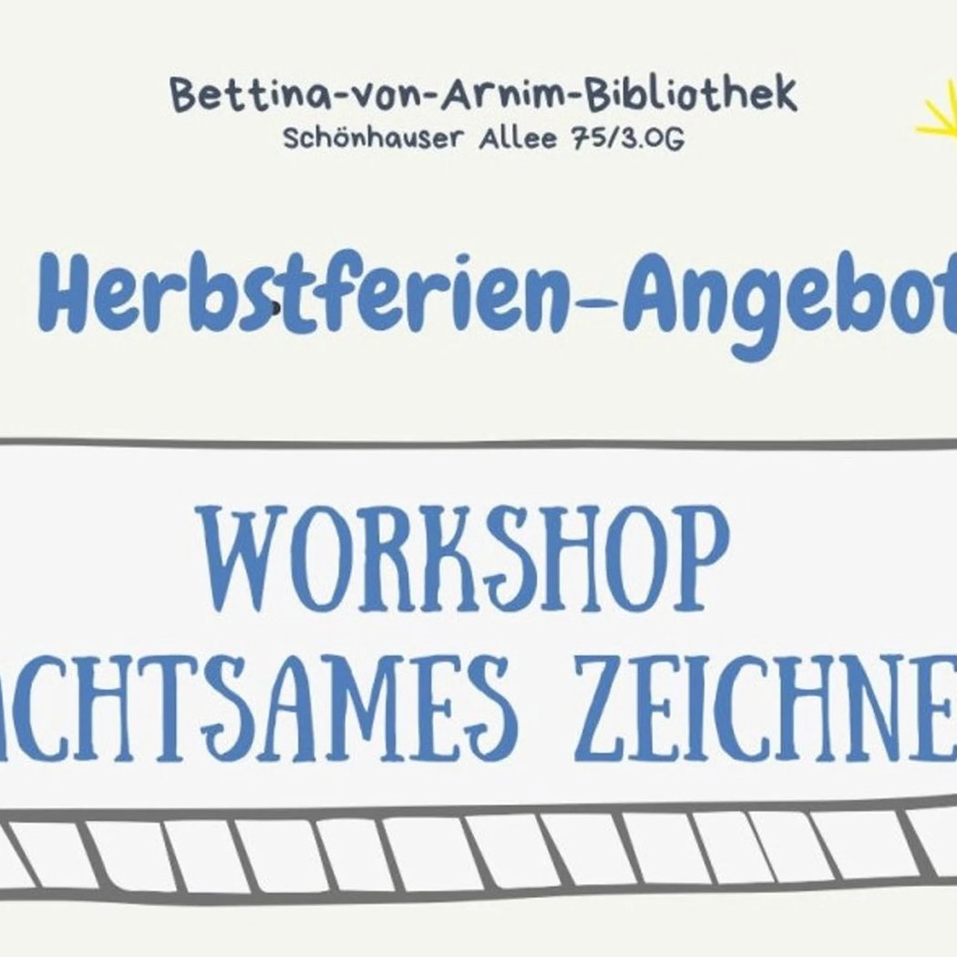 Ferienangebot: Achtsames Zeichnen
