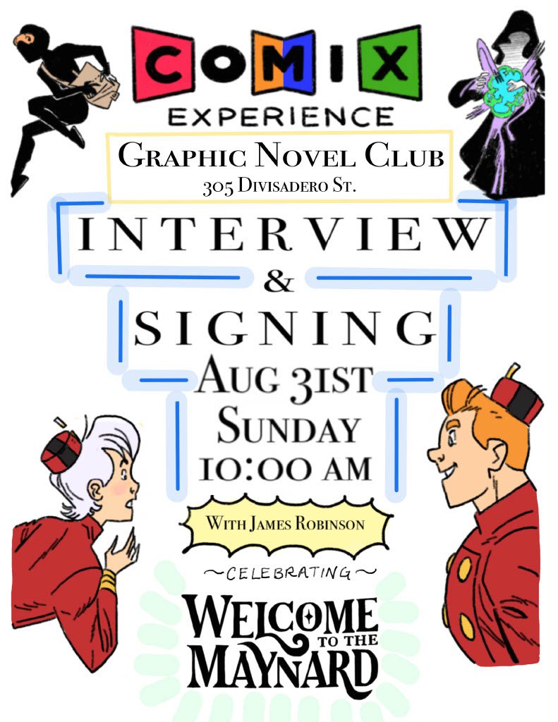 Live Q&A, Interview & Signing with James Robinson 1