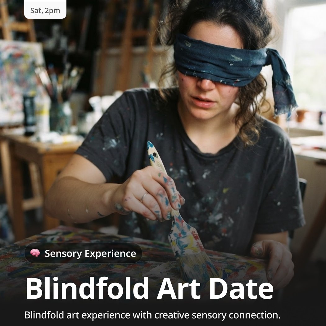 Blindfold Art Date 2