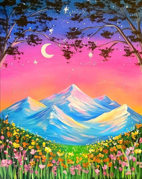 Starlit Mountain Blooms 1